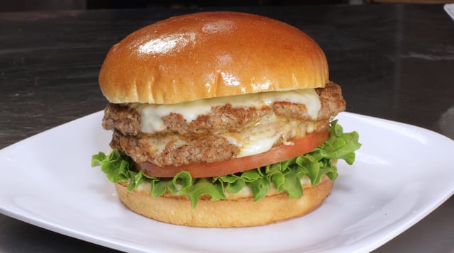 Double Turkey Burger.